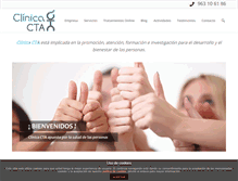 Tablet Screenshot of clinicacta.com